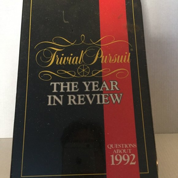 NEW Parker Brothers Classic 1992 Triva Pursuit The Year in Review Game Sealed - Picture 1 of 6